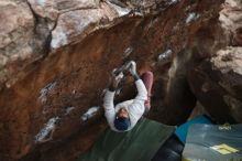 Bouldering in Hueco Tanks on 01/19/2019 with Blue Lizard Climbing and Yoga

Filename: SRM_20190119_1825430.jpg
Aperture: f/2.0
Shutter Speed: 1/250
Body: Canon EOS-1D Mark II
Lens: Canon EF 50mm f/1.8 II