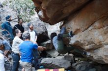 Bouldering in Hueco Tanks on 01/20/2019 with Blue Lizard Climbing and Yoga

Filename: SRM_20190120_1104140.jpg
Aperture: f/3.2
Shutter Speed: 1/250
Body: Canon EOS-1D Mark II
Lens: Canon EF 50mm f/1.8 II