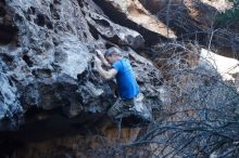 Bouldering in Hueco Tanks on 01/20/2019 with Blue Lizard Climbing and Yoga

Filename: SRM_20190120_1126200.jpg
Aperture: f/5.6
Shutter Speed: 1/200
Body: Canon EOS-1D Mark II
Lens: Canon EF 50mm f/1.8 II