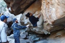 Bouldering in Hueco Tanks on 01/20/2019 with Blue Lizard Climbing and Yoga

Filename: SRM_20190120_1138020.jpg
Aperture: f/2.8
Shutter Speed: 1/200
Body: Canon EOS-1D Mark II
Lens: Canon EF 50mm f/1.8 II