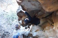 Bouldering in Hueco Tanks on 01/20/2019 with Blue Lizard Climbing and Yoga

Filename: SRM_20190120_1138390.jpg
Aperture: f/2.5
Shutter Speed: 1/200
Body: Canon EOS-1D Mark II
Lens: Canon EF 50mm f/1.8 II