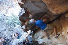 Bouldering in Hueco Tanks on 01/20/2019 with Blue Lizard Climbing and Yoga

Filename: SRM_20190120_1147380.jpg
Aperture: f/2.5
Shutter Speed: 1/250
Body: Canon EOS-1D Mark II
Lens: Canon EF 50mm f/1.8 II