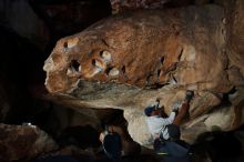 Bouldering in Hueco Tanks on 01/20/2019 with Blue Lizard Climbing and Yoga

Filename: SRM_20190120_1241480.jpg
Aperture: f/5.6
Shutter Speed: 1/250
Body: Canon EOS-1D Mark II
Lens: Canon EF 16-35mm f/2.8 L