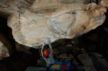 Bouldering in Hueco Tanks on 01/20/2019 with Blue Lizard Climbing and Yoga

Filename: SRM_20190120_1246260.jpg
Aperture: f/5.6
Shutter Speed: 1/250
Body: Canon EOS-1D Mark II
Lens: Canon EF 16-35mm f/2.8 L