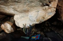 Bouldering in Hueco Tanks on 01/20/2019 with Blue Lizard Climbing and Yoga

Filename: SRM_20190120_1254380.jpg
Aperture: f/5.6
Shutter Speed: 1/250
Body: Canon EOS-1D Mark II
Lens: Canon EF 16-35mm f/2.8 L