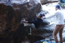 Bouldering in Hueco Tanks on 01/20/2019 with Blue Lizard Climbing and Yoga

Filename: SRM_20190120_1314490.jpg
Aperture: f/2.8
Shutter Speed: 1/250
Body: Canon EOS-1D Mark II
Lens: Canon EF 50mm f/1.8 II