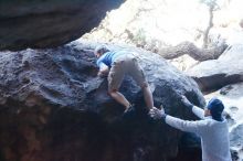 Bouldering in Hueco Tanks on 01/20/2019 with Blue Lizard Climbing and Yoga

Filename: SRM_20190120_1316250.jpg
Aperture: f/6.3
Shutter Speed: 1/200
Body: Canon EOS-1D Mark II
Lens: Canon EF 50mm f/1.8 II