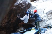 Bouldering in Hueco Tanks on 01/20/2019 with Blue Lizard Climbing and Yoga

Filename: SRM_20190120_1319240.jpg
Aperture: f/2.8
Shutter Speed: 1/200
Body: Canon EOS-1D Mark II
Lens: Canon EF 50mm f/1.8 II