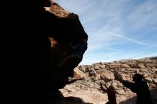 Bouldering in Hueco Tanks on 01/20/2019 with Blue Lizard Climbing and Yoga

Filename: SRM_20190120_1418560.jpg
Aperture: f/8.0
Shutter Speed: 1/250
Body: Canon EOS-1D Mark II
Lens: Canon EF 16-35mm f/2.8 L