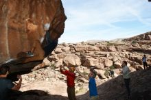 Bouldering in Hueco Tanks on 01/20/2019 with Blue Lizard Climbing and Yoga

Filename: SRM_20190120_1428220.jpg
Aperture: f/8.0
Shutter Speed: 1/250
Body: Canon EOS-1D Mark II
Lens: Canon EF 16-35mm f/2.8 L