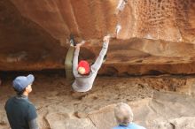 Bouldering in Hueco Tanks on 01/20/2019 with Blue Lizard Climbing and Yoga

Filename: SRM_20190120_1441590.jpg
Aperture: f/3.2
Shutter Speed: 1/250
Body: Canon EOS-1D Mark II
Lens: Canon EF 50mm f/1.8 II