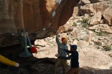 Bouldering in Hueco Tanks on 01/20/2019 with Blue Lizard Climbing and Yoga

Filename: SRM_20190120_1448060.jpg
Aperture: f/8.0
Shutter Speed: 1/250
Body: Canon EOS-1D Mark II
Lens: Canon EF 50mm f/1.8 II