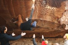 Bouldering in Hueco Tanks on 01/20/2019 with Blue Lizard Climbing and Yoga

Filename: SRM_20190120_1502570.jpg
Aperture: f/3.5
Shutter Speed: 1/250
Body: Canon EOS-1D Mark II
Lens: Canon EF 50mm f/1.8 II