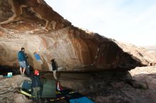 Bouldering in Hueco Tanks on 01/20/2019 with Blue Lizard Climbing and Yoga

Filename: SRM_20190120_1614370.jpg
Aperture: f/6.3
Shutter Speed: 1/250
Body: Canon EOS-1D Mark II
Lens: Canon EF 16-35mm f/2.8 L