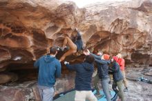 Bouldering in Hueco Tanks on 01/20/2019 with Blue Lizard Climbing and Yoga

Filename: SRM_20190120_1620100.jpg
Aperture: f/5.6
Shutter Speed: 1/250
Body: Canon EOS-1D Mark II
Lens: Canon EF 16-35mm f/2.8 L