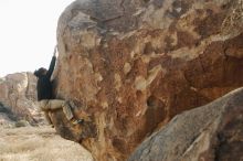 Bouldering in Hueco Tanks on 01/21/2019 with Blue Lizard Climbing and Yoga

Filename: SRM_20190121_1031420.jpg
Aperture: f/4.5
Shutter Speed: 1/250
Body: Canon EOS-1D Mark II
Lens: Canon EF 50mm f/1.8 II