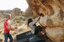 Bouldering in Hueco Tanks on 01/21/2019 with Blue Lizard Climbing and Yoga

Filename: SRM_20190121_1041190.jpg
Aperture: f/4.5
Shutter Speed: 1/320
Body: Canon EOS-1D Mark II
Lens: Canon EF 50mm f/1.8 II