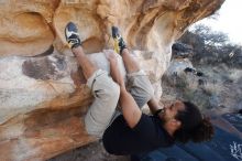 Bouldering in Hueco Tanks on 01/21/2019 with Blue Lizard Climbing and Yoga

Filename: SRM_20190121_1113020.jpg
Aperture: f/6.3
Shutter Speed: 1/250
Body: Canon EOS-1D Mark II
Lens: Canon EF 16-35mm f/2.8 L