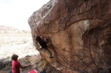 Bouldering in Hueco Tanks on 01/21/2019 with Blue Lizard Climbing and Yoga

Filename: SRM_20190121_1126310.jpg
Aperture: f/7.1
Shutter Speed: 1/250
Body: Canon EOS-1D Mark II
Lens: Canon EF 16-35mm f/2.8 L