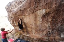 Bouldering in Hueco Tanks on 01/21/2019 with Blue Lizard Climbing and Yoga

Filename: SRM_20190121_1128470.jpg
Aperture: f/5.6
Shutter Speed: 1/250
Body: Canon EOS-1D Mark II
Lens: Canon EF 16-35mm f/2.8 L