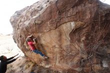 Bouldering in Hueco Tanks on 01/21/2019 with Blue Lizard Climbing and Yoga

Filename: SRM_20190121_1129560.jpg
Aperture: f/5.6
Shutter Speed: 1/250
Body: Canon EOS-1D Mark II
Lens: Canon EF 16-35mm f/2.8 L