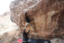 Bouldering in Hueco Tanks on 01/21/2019 with Blue Lizard Climbing and Yoga

Filename: SRM_20190121_1135450.jpg
Aperture: f/5.6
Shutter Speed: 1/250
Body: Canon EOS-1D Mark II
Lens: Canon EF 16-35mm f/2.8 L