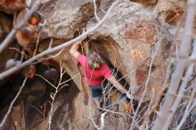Bouldering in Hueco Tanks on 01/21/2019 with Blue Lizard Climbing and Yoga

Filename: SRM_20190121_1232130.jpg
Aperture: f/5.6
Shutter Speed: 1/250
Body: Canon EOS-1D Mark II
Lens: Canon EF 16-35mm f/2.8 L