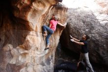 Bouldering in Hueco Tanks on 01/21/2019 with Blue Lizard Climbing and Yoga

Filename: SRM_20190121_1238481.jpg
Aperture: f/4.5
Shutter Speed: 1/200
Body: Canon EOS-1D Mark II
Lens: Canon EF 16-35mm f/2.8 L