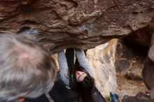 Bouldering in Hueco Tanks on 01/21/2019 with Blue Lizard Climbing and Yoga

Filename: SRM_20190121_1302110.jpg
Aperture: f/4.5
Shutter Speed: 1/200
Body: Canon EOS-1D Mark II
Lens: Canon EF 16-35mm f/2.8 L