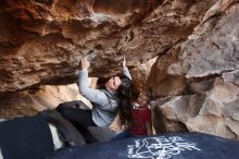 Bouldering in Hueco Tanks on 01/21/2019 with Blue Lizard Climbing and Yoga

Filename: SRM_20190121_1304510.jpg
Aperture: f/3.5
Shutter Speed: 1/200
Body: Canon EOS-1D Mark II
Lens: Canon EF 16-35mm f/2.8 L