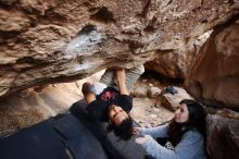 Bouldering in Hueco Tanks on 01/21/2019 with Blue Lizard Climbing and Yoga

Filename: SRM_20190121_1314220.jpg
Aperture: f/3.2
Shutter Speed: 1/200
Body: Canon EOS-1D Mark II
Lens: Canon EF 16-35mm f/2.8 L