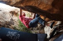 Bouldering in Hueco Tanks on 01/21/2019 with Blue Lizard Climbing and Yoga

Filename: SRM_20190121_1320330.jpg
Aperture: f/4.0
Shutter Speed: 1/250
Body: Canon EOS-1D Mark II
Lens: Canon EF 50mm f/1.8 II