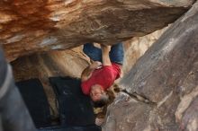 Bouldering in Hueco Tanks on 01/21/2019 with Blue Lizard Climbing and Yoga

Filename: SRM_20190121_1340210.jpg
Aperture: f/4.0
Shutter Speed: 1/250
Body: Canon EOS-1D Mark II
Lens: Canon EF 50mm f/1.8 II