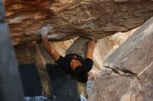 Bouldering in Hueco Tanks on 01/21/2019 with Blue Lizard Climbing and Yoga

Filename: SRM_20190121_1345060.jpg
Aperture: f/3.5
Shutter Speed: 1/250
Body: Canon EOS-1D Mark II
Lens: Canon EF 50mm f/1.8 II