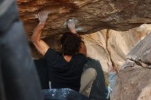 Bouldering in Hueco Tanks on 01/21/2019 with Blue Lizard Climbing and Yoga

Filename: SRM_20190121_1345140.jpg
Aperture: f/3.5
Shutter Speed: 1/250
Body: Canon EOS-1D Mark II
Lens: Canon EF 50mm f/1.8 II