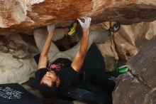 Bouldering in Hueco Tanks on 01/21/2019 with Blue Lizard Climbing and Yoga

Filename: SRM_20190121_1348420.jpg
Aperture: f/5.0
Shutter Speed: 1/250
Body: Canon EOS-1D Mark II
Lens: Canon EF 50mm f/1.8 II