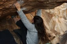 Bouldering in Hueco Tanks on 01/21/2019 with Blue Lizard Climbing and Yoga

Filename: SRM_20190121_1349240.jpg
Aperture: f/4.0
Shutter Speed: 1/250
Body: Canon EOS-1D Mark II
Lens: Canon EF 50mm f/1.8 II