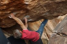 Bouldering in Hueco Tanks on 01/21/2019 with Blue Lizard Climbing and Yoga

Filename: SRM_20190121_1352113.jpg
Aperture: f/4.0
Shutter Speed: 1/250
Body: Canon EOS-1D Mark II
Lens: Canon EF 50mm f/1.8 II