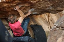 Bouldering in Hueco Tanks on 01/21/2019 with Blue Lizard Climbing and Yoga

Filename: SRM_20190121_1352170.jpg
Aperture: f/4.0
Shutter Speed: 1/250
Body: Canon EOS-1D Mark II
Lens: Canon EF 50mm f/1.8 II