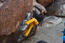 Bouldering in Hueco Tanks on 01/26/2019 with Blue Lizard Climbing and Yoga

Filename: SRM_20190126_1025510.jpg
Aperture: f/3.5
Shutter Speed: 1/250
Body: Canon EOS-1D Mark II
Lens: Canon EF 50mm f/1.8 II