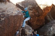 Bouldering in Hueco Tanks on 01/26/2019 with Blue Lizard Climbing and Yoga

Filename: SRM_20190126_1032330.jpg
Aperture: f/4.5
Shutter Speed: 1/250
Body: Canon EOS-1D Mark II
Lens: Canon EF 50mm f/1.8 II