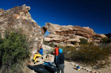 Bouldering in Hueco Tanks on 01/26/2019 with Blue Lizard Climbing and Yoga

Filename: SRM_20190126_1041490.jpg
Aperture: f/5.6
Shutter Speed: 1/250
Body: Canon EOS-1D Mark II
Lens: Canon EF 16-35mm f/2.8 L