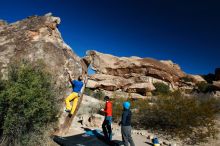 Bouldering in Hueco Tanks on 01/26/2019 with Blue Lizard Climbing and Yoga

Filename: SRM_20190126_1042040.jpg
Aperture: f/5.0
Shutter Speed: 1/250
Body: Canon EOS-1D Mark II
Lens: Canon EF 16-35mm f/2.8 L