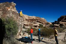 Bouldering in Hueco Tanks on 01/26/2019 with Blue Lizard Climbing and Yoga

Filename: SRM_20190126_1042450.jpg
Aperture: f/5.6
Shutter Speed: 1/250
Body: Canon EOS-1D Mark II
Lens: Canon EF 16-35mm f/2.8 L