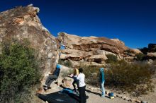 Bouldering in Hueco Tanks on 01/26/2019 with Blue Lizard Climbing and Yoga

Filename: SRM_20190126_1044530.jpg
Aperture: f/5.6
Shutter Speed: 1/250
Body: Canon EOS-1D Mark II
Lens: Canon EF 16-35mm f/2.8 L