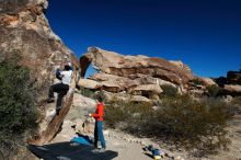 Bouldering in Hueco Tanks on 01/26/2019 with Blue Lizard Climbing and Yoga

Filename: SRM_20190126_1050200.jpg
Aperture: f/8.0
Shutter Speed: 1/250
Body: Canon EOS-1D Mark II
Lens: Canon EF 16-35mm f/2.8 L