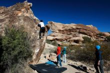 Bouldering in Hueco Tanks on 01/26/2019 with Blue Lizard Climbing and Yoga

Filename: SRM_20190126_1050390.jpg
Aperture: f/8.0
Shutter Speed: 1/250
Body: Canon EOS-1D Mark II
Lens: Canon EF 16-35mm f/2.8 L