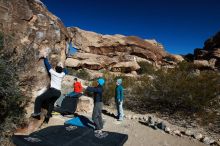 Bouldering in Hueco Tanks on 01/26/2019 with Blue Lizard Climbing and Yoga

Filename: SRM_20190126_1057350.jpg
Aperture: f/8.0
Shutter Speed: 1/250
Body: Canon EOS-1D Mark II
Lens: Canon EF 16-35mm f/2.8 L