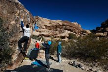 Bouldering in Hueco Tanks on 01/26/2019 with Blue Lizard Climbing and Yoga

Filename: SRM_20190126_1057490.jpg
Aperture: f/8.0
Shutter Speed: 1/250
Body: Canon EOS-1D Mark II
Lens: Canon EF 16-35mm f/2.8 L