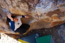 Bouldering in Hueco Tanks on 01/26/2019 with Blue Lizard Climbing and Yoga

Filename: SRM_20190126_1106040.jpg
Aperture: f/6.3
Shutter Speed: 1/250
Body: Canon EOS-1D Mark II
Lens: Canon EF 16-35mm f/2.8 L
